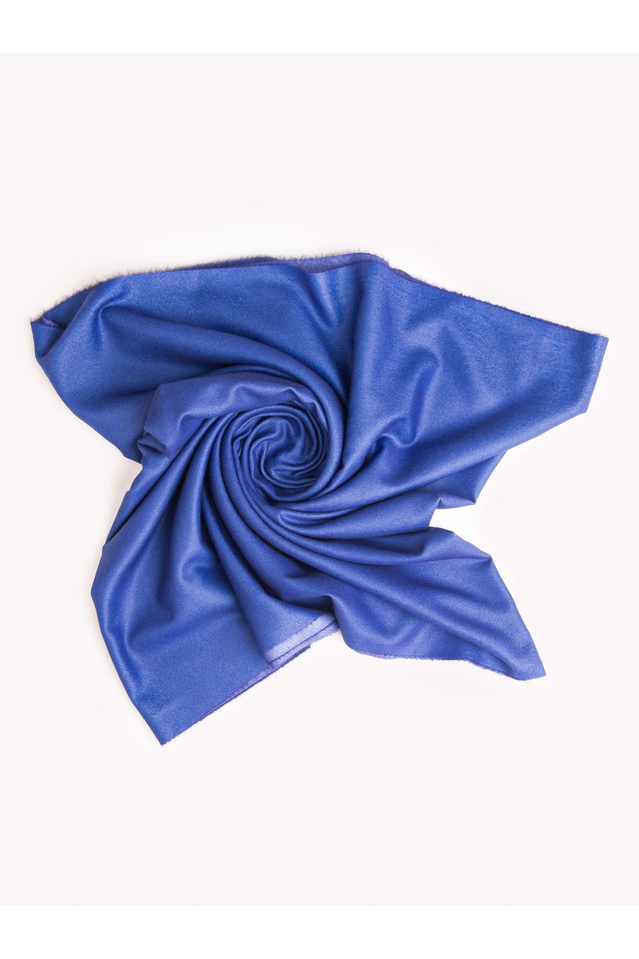 Cozy Denim Blue Dual Tone Woolen Shawl For Elegant Evening Wear