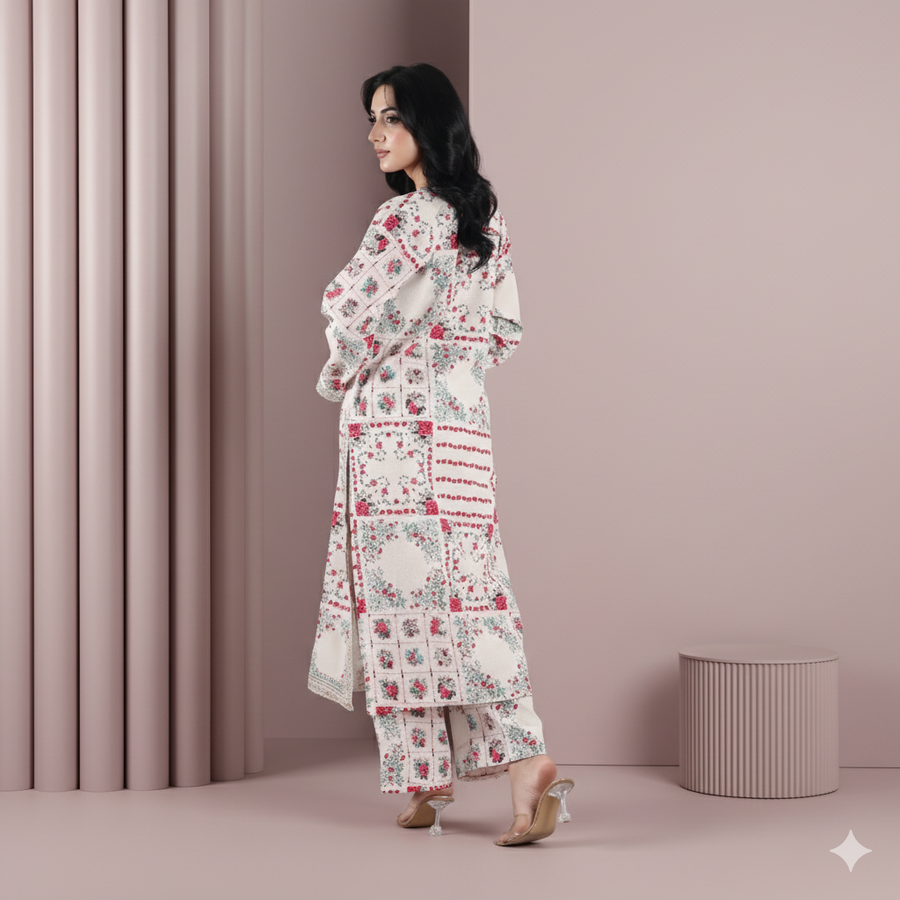 Floral Mist | 2 Piece Khaddar