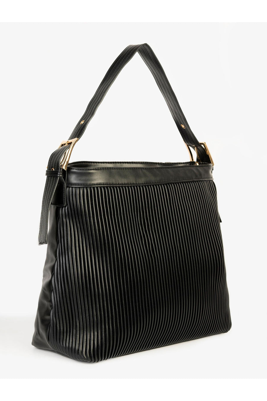 Textured Pleated Tote Bag for Everyday Elegance and Style