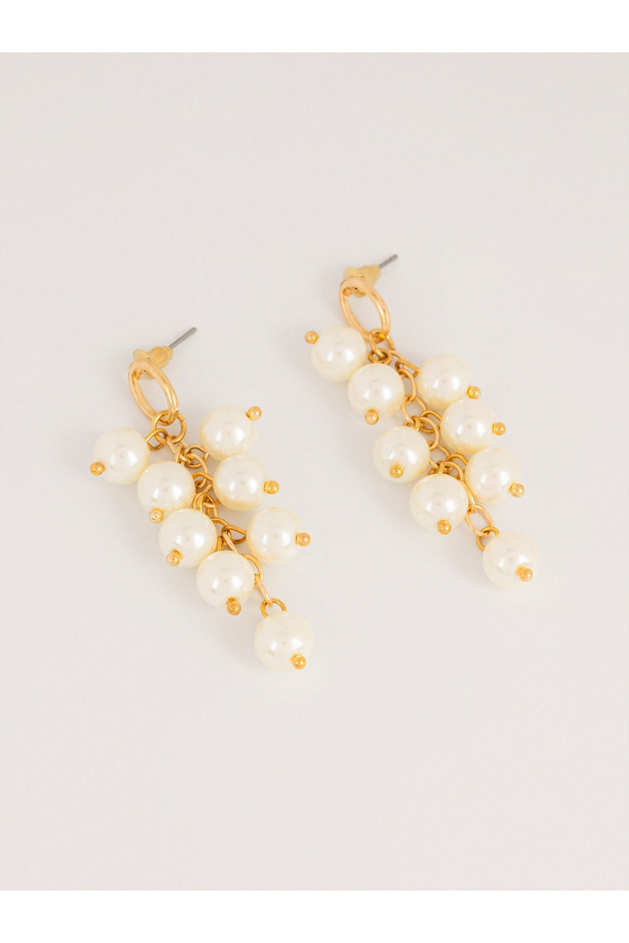 Clustered Pearl Elegance EarringsAll Season