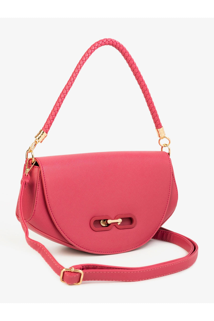 Chic All Season Saddle Handbag For Everyday Elegance
