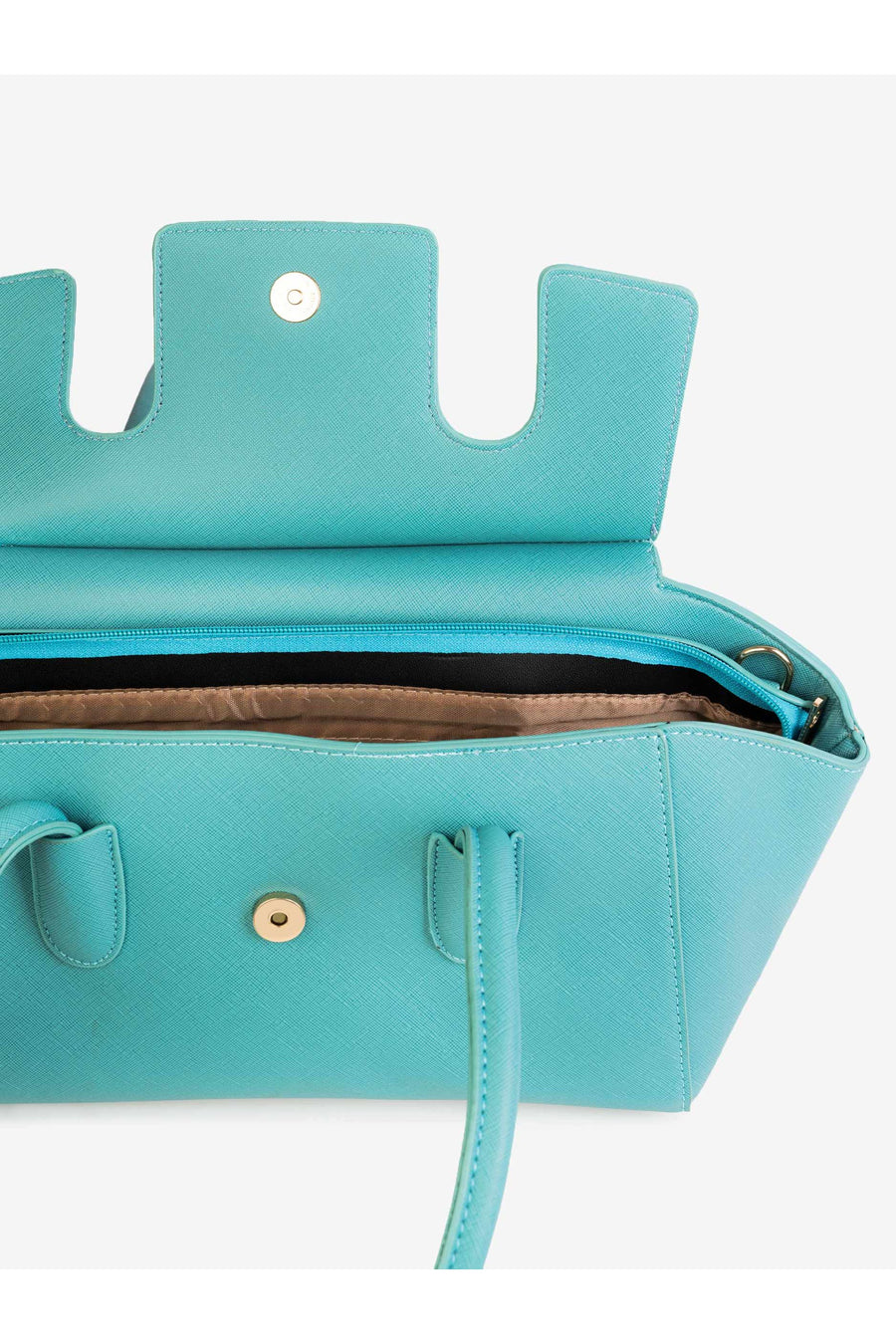 Chic Timeless Ferozi Rexine Handbag For All Occasions