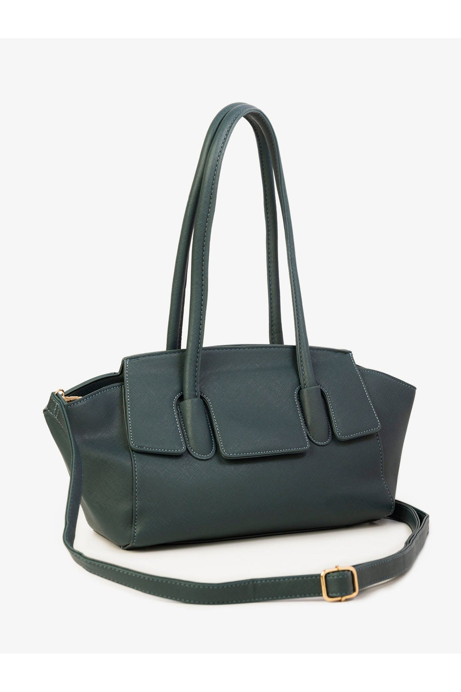 Elegant All Season Teal Handbag For Everyday Style And Chic Outfits