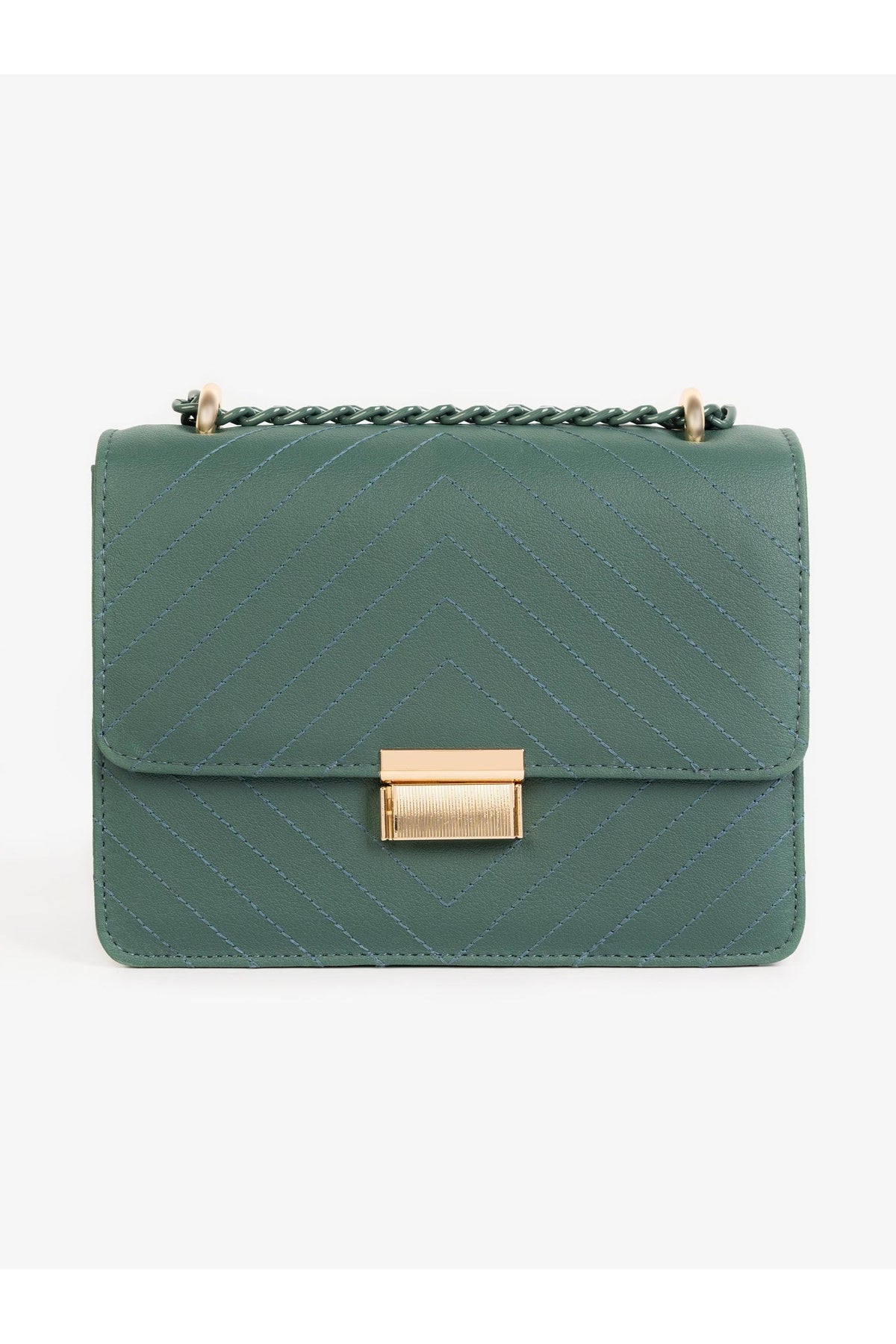 Chevron Stitch Handbag For Effortless Style And Elegant Charm