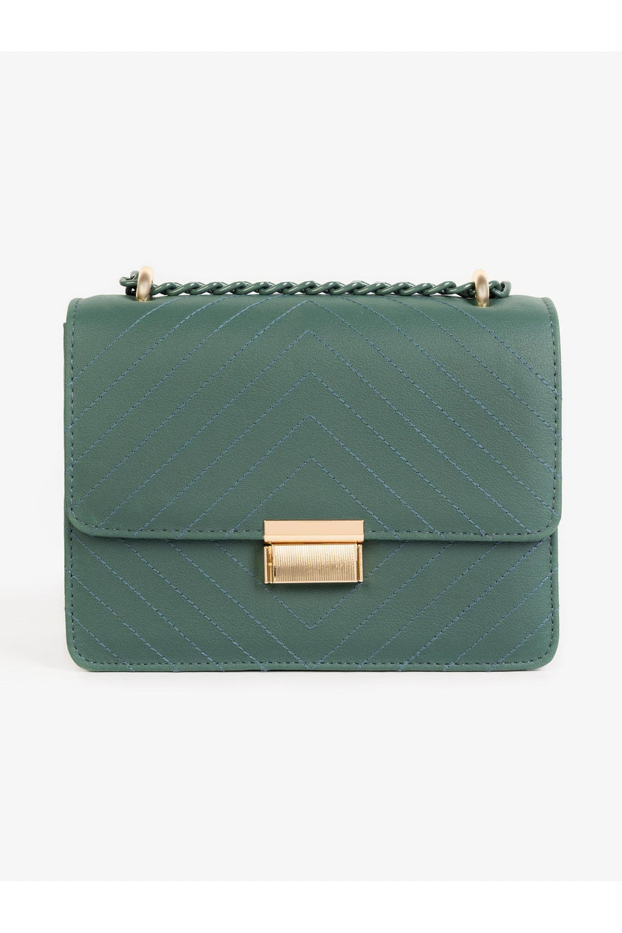 Chevron Stitch Handbag For Effortless Style And Elegant Charm