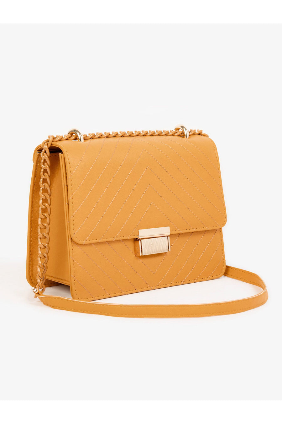 Chevron Stitch Everyday Handbag For Timeless Style
