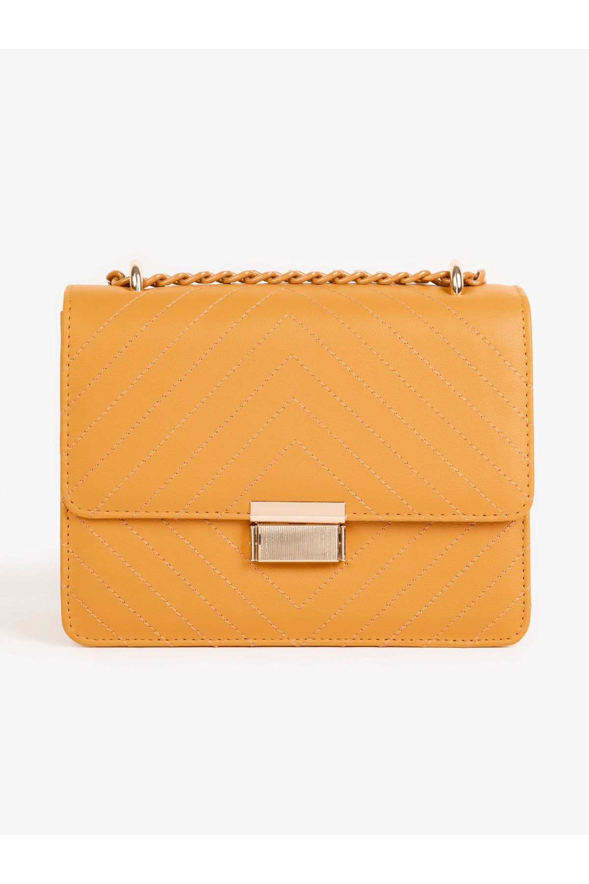 Chevron Stitch Everyday Handbag For Timeless Style