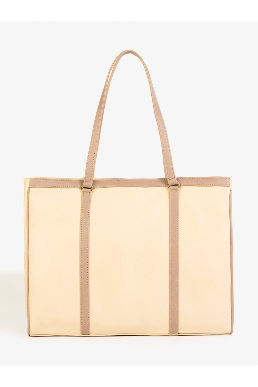 Timeless Beige Rexine Square Tote Bag For Every Elegant Occasion