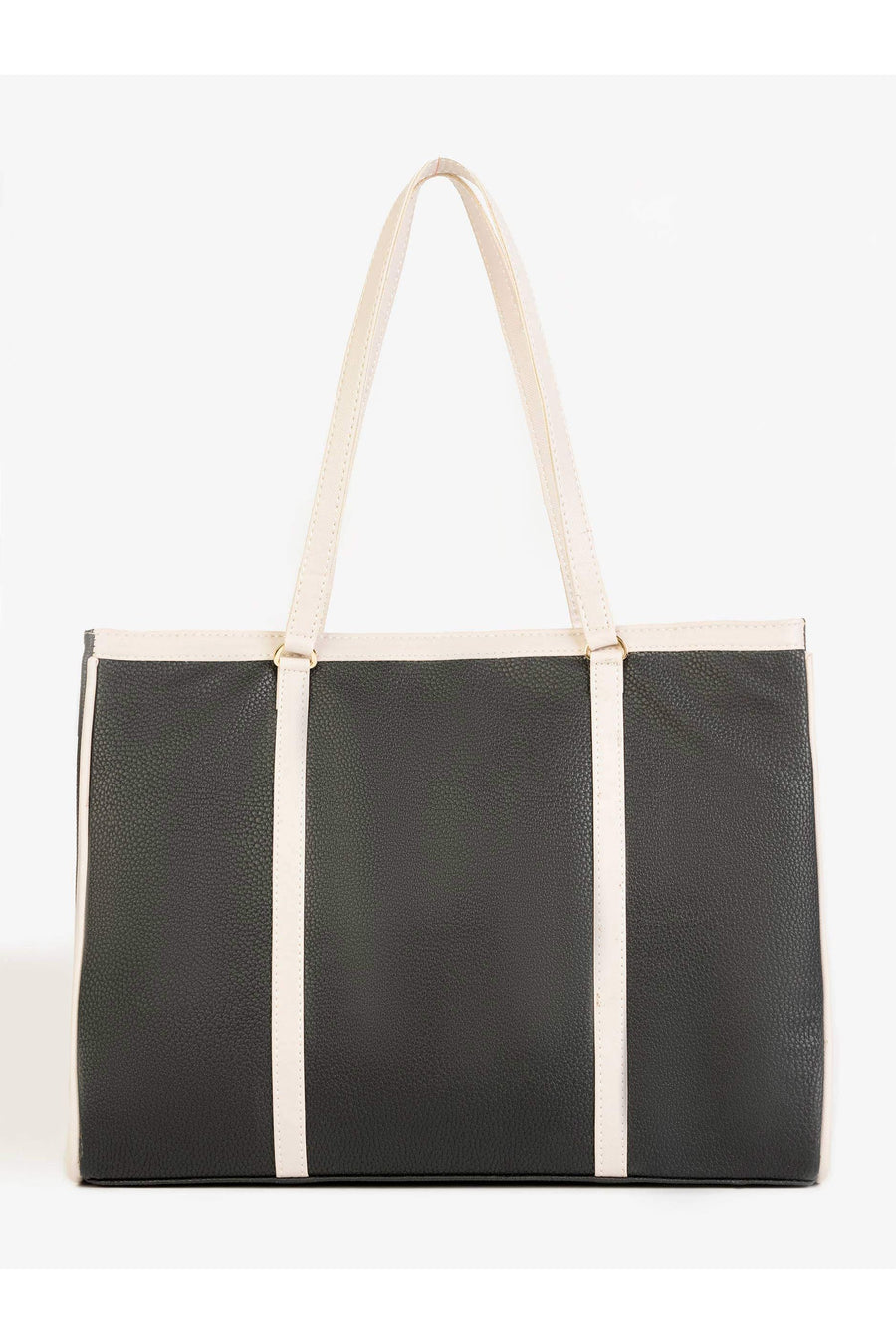 Elegant Textured Rexine Tote Bag For Everyday Style