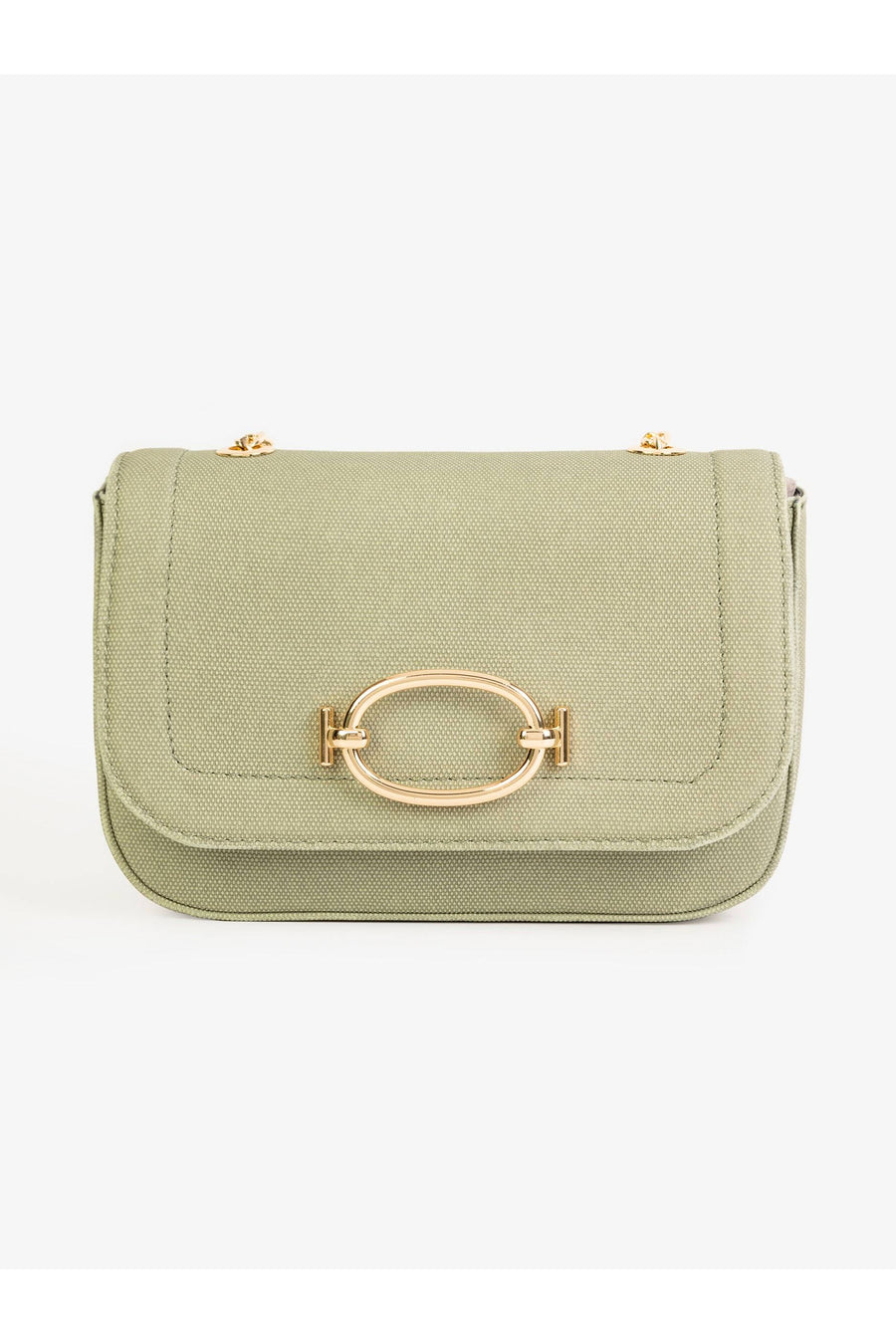 Elegant Textured Handbag In Green Rexine For Everyday Elegance