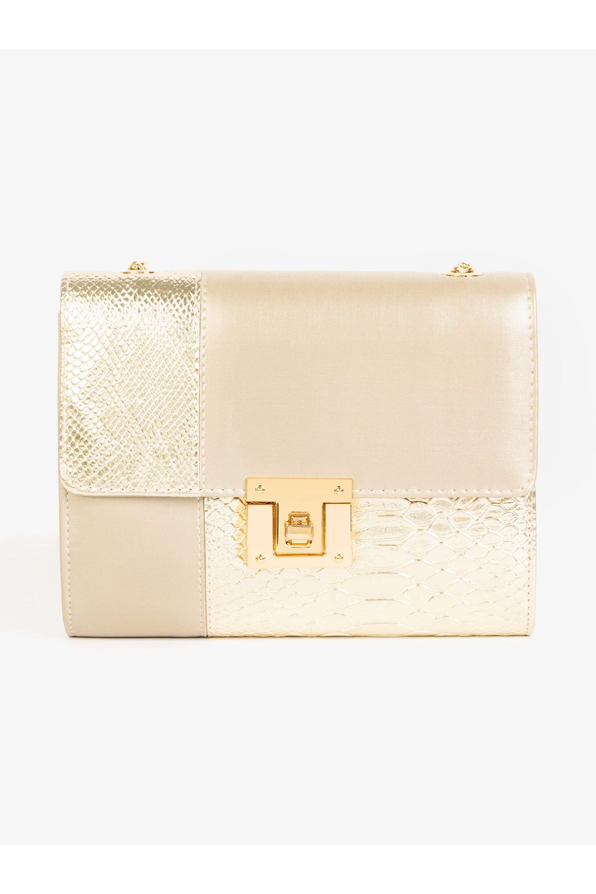Elegance Duo: Luxe Two-Tone Clutch