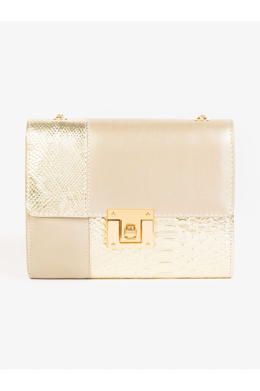 Chic Two-Tone Clutch For Everyday Elegance And Luxe Rexine Finish