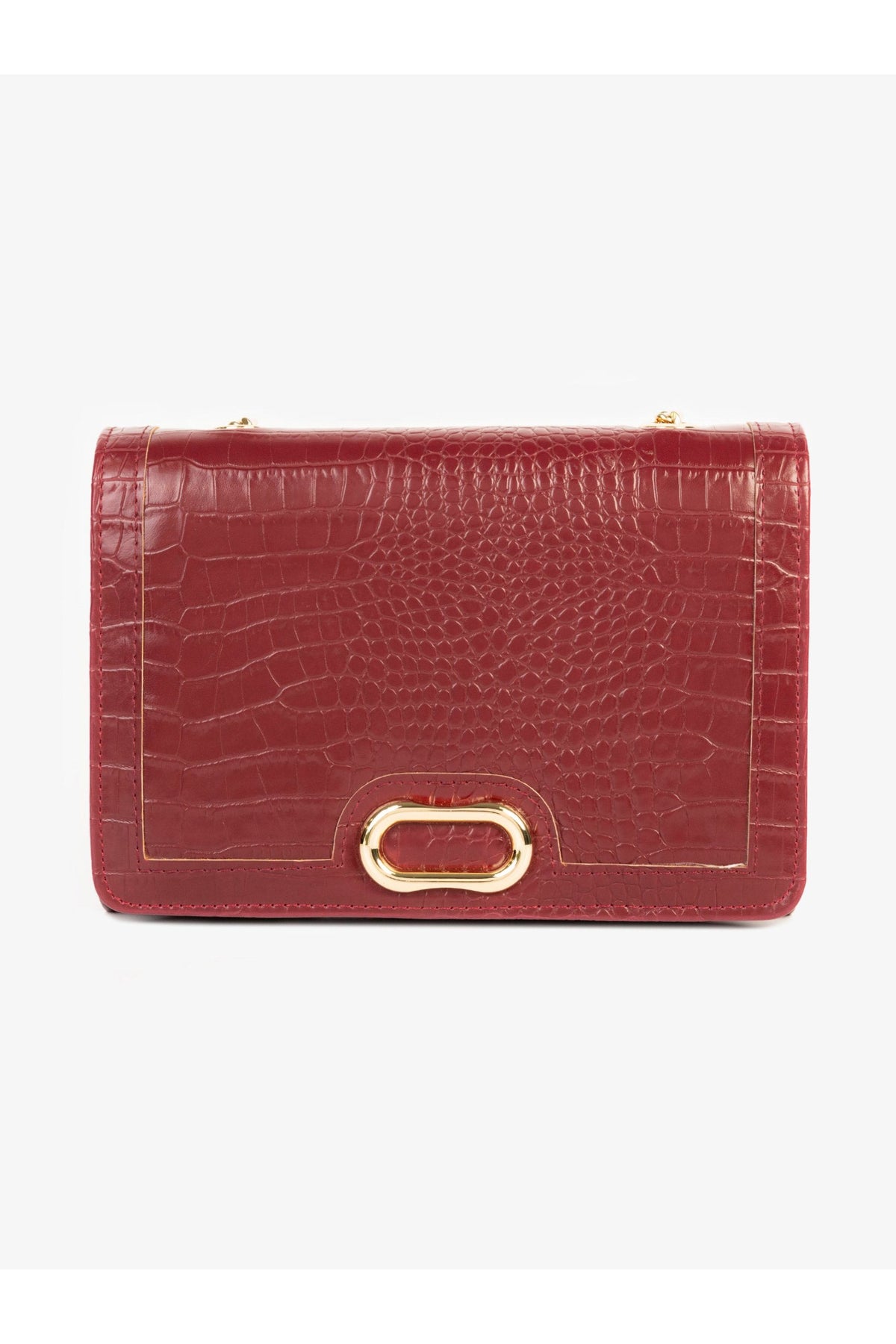 Elegant Textured Clutch For Every Occasion In Rich Maroon