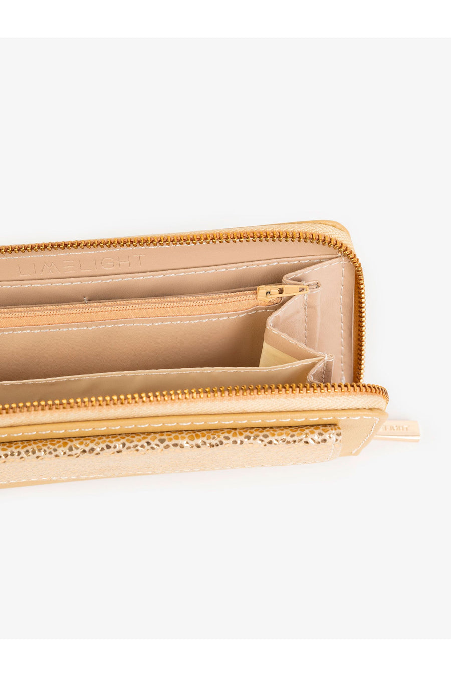 Elegant Dual Tone Glitter Wallet For Everyday Sophistication