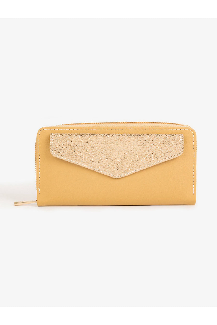 Elegant Dual Tone Glitter Wallet For Everyday Sophistication