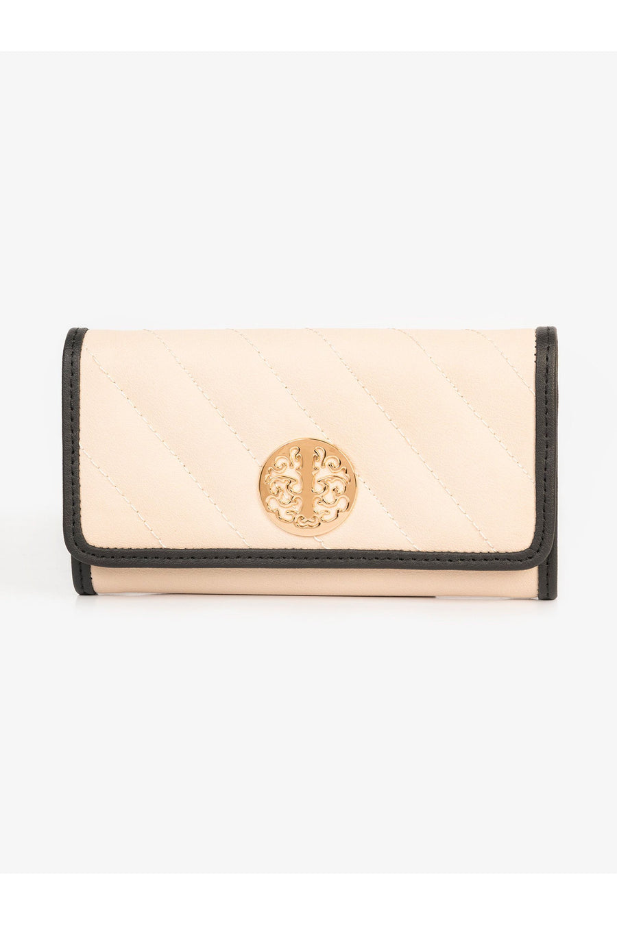 Two-tone Quilted Wallet for Luxe Style