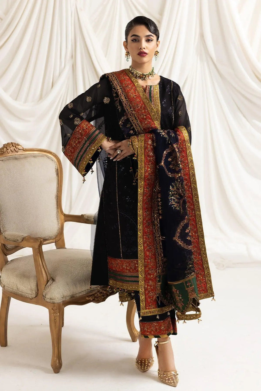AF-CH-2116-Mehlika B Black - Pehnaawaa