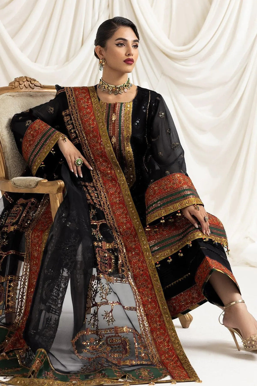 AF-CH-2116-Mehlika B Black - Pehnaawaa