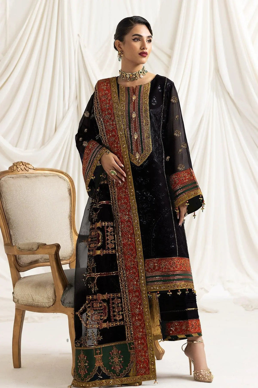 AF-CH-2116-Mehlika B Black - Pehnaawaa