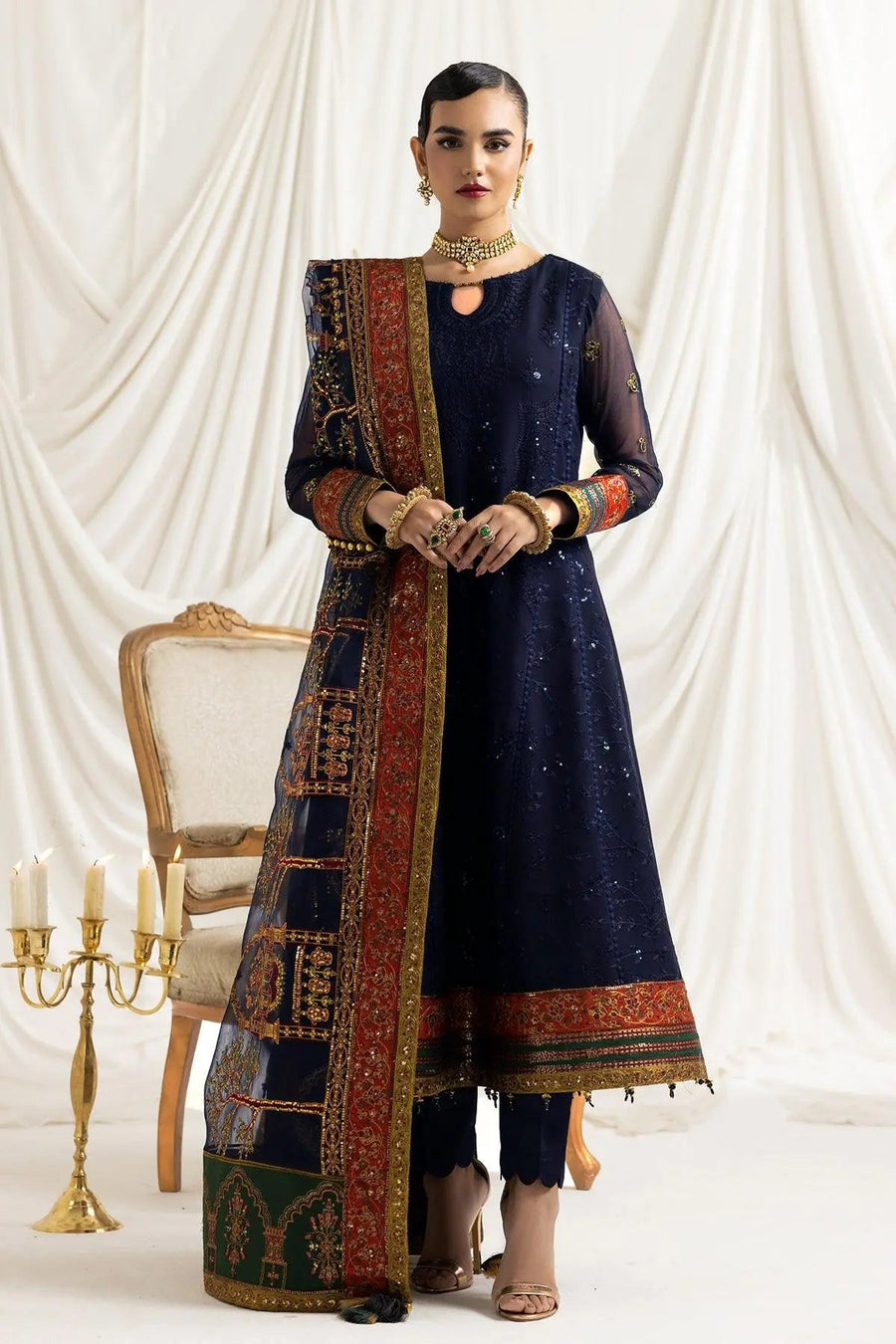 AF-CH-2117-Mehlika C Blue - Pehnaawaa