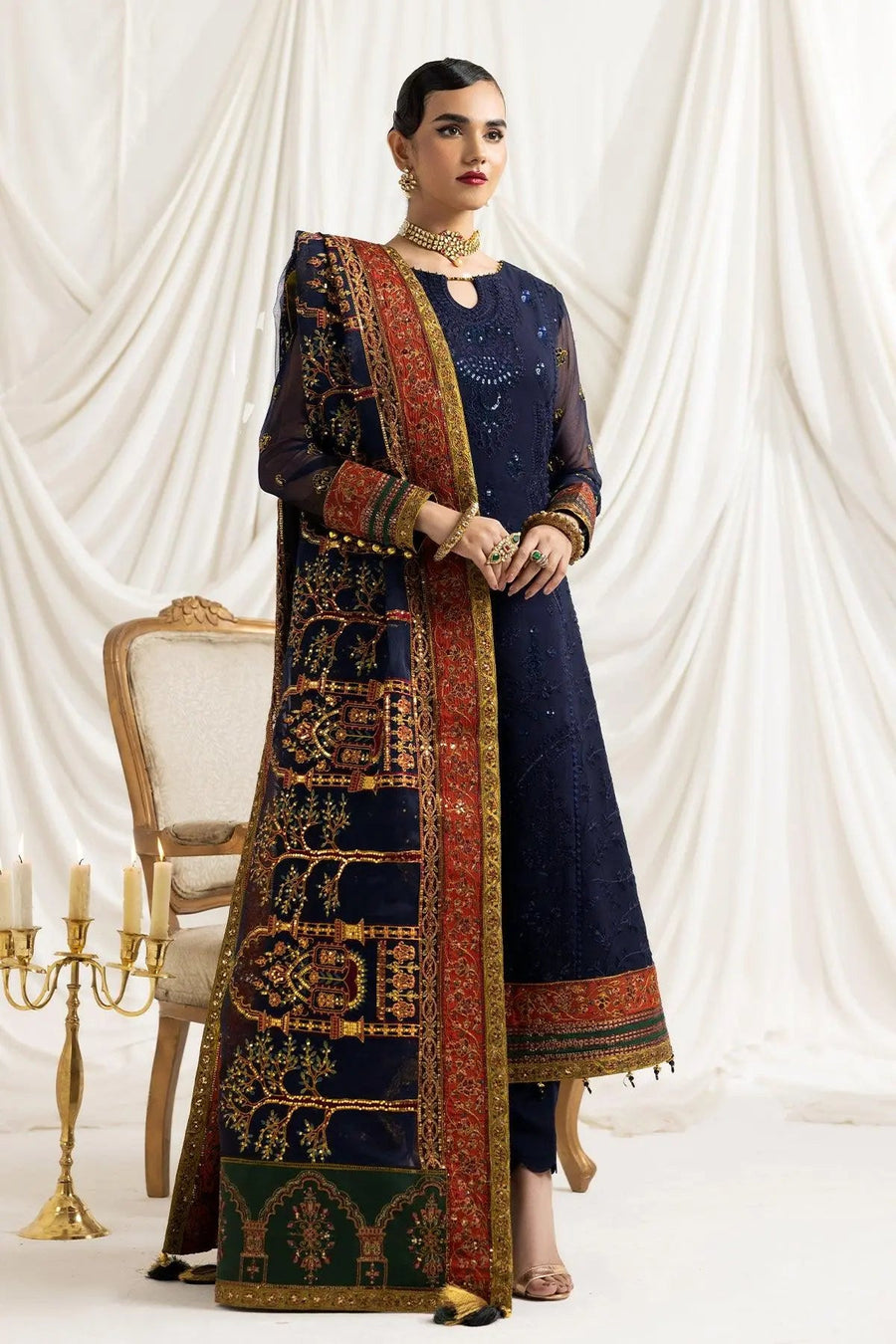 AF-CH-2117-Mehlika C Blue - Pehnaawaa