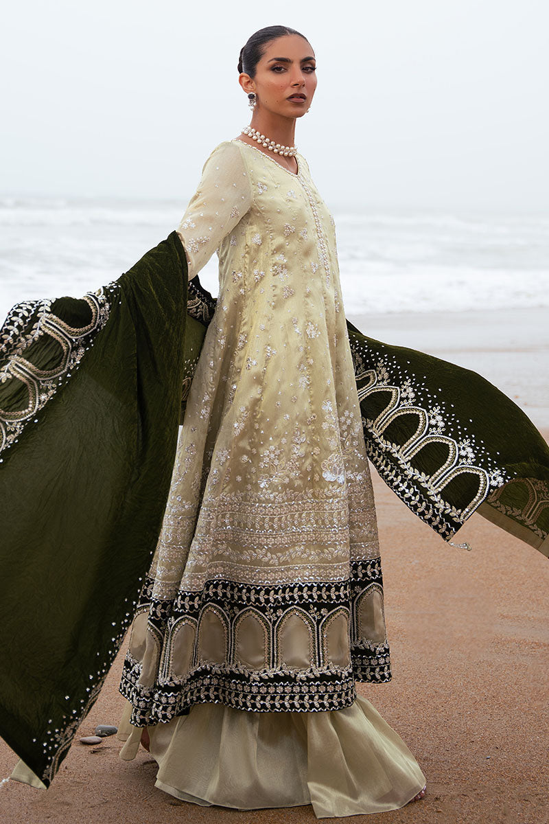 MIRAGE AURA-3PC TISSUE EMBROIDERED PRET - Pehnaawaa