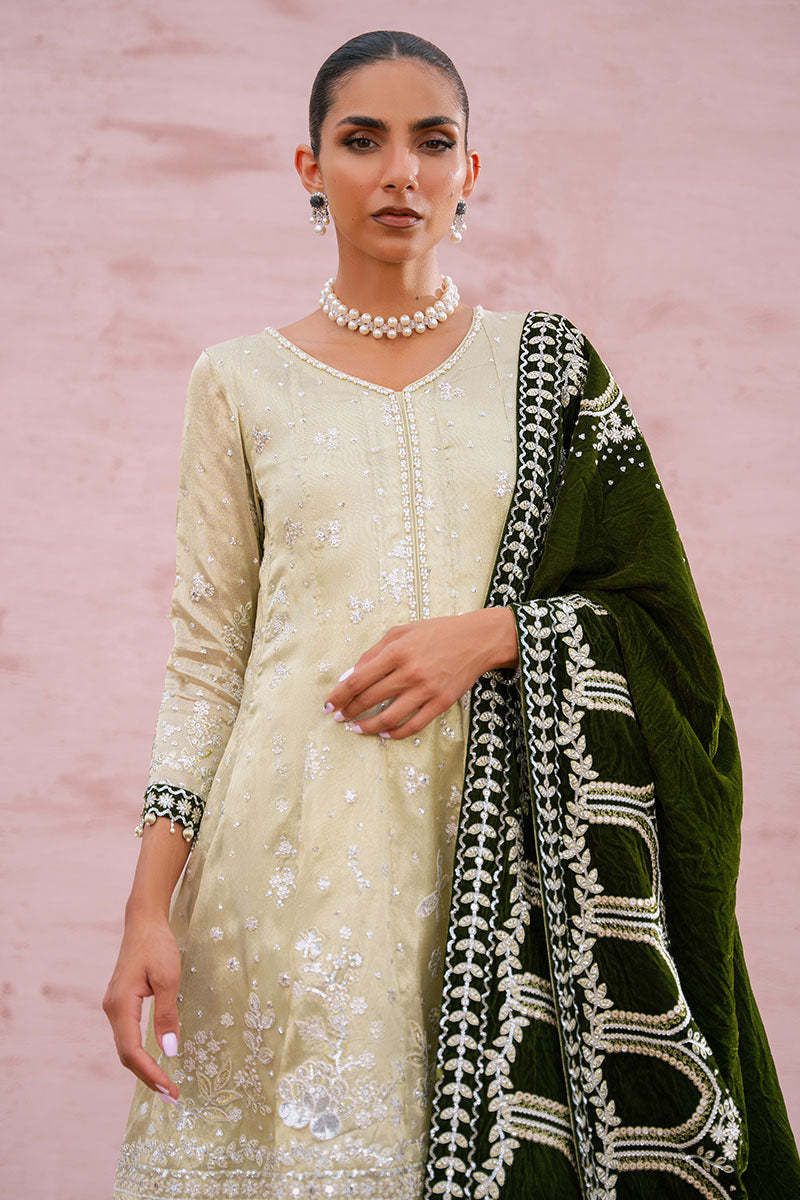MIRAGE AURA-3PC TISSUE EMBROIDERED PRET - Pehnaawaa