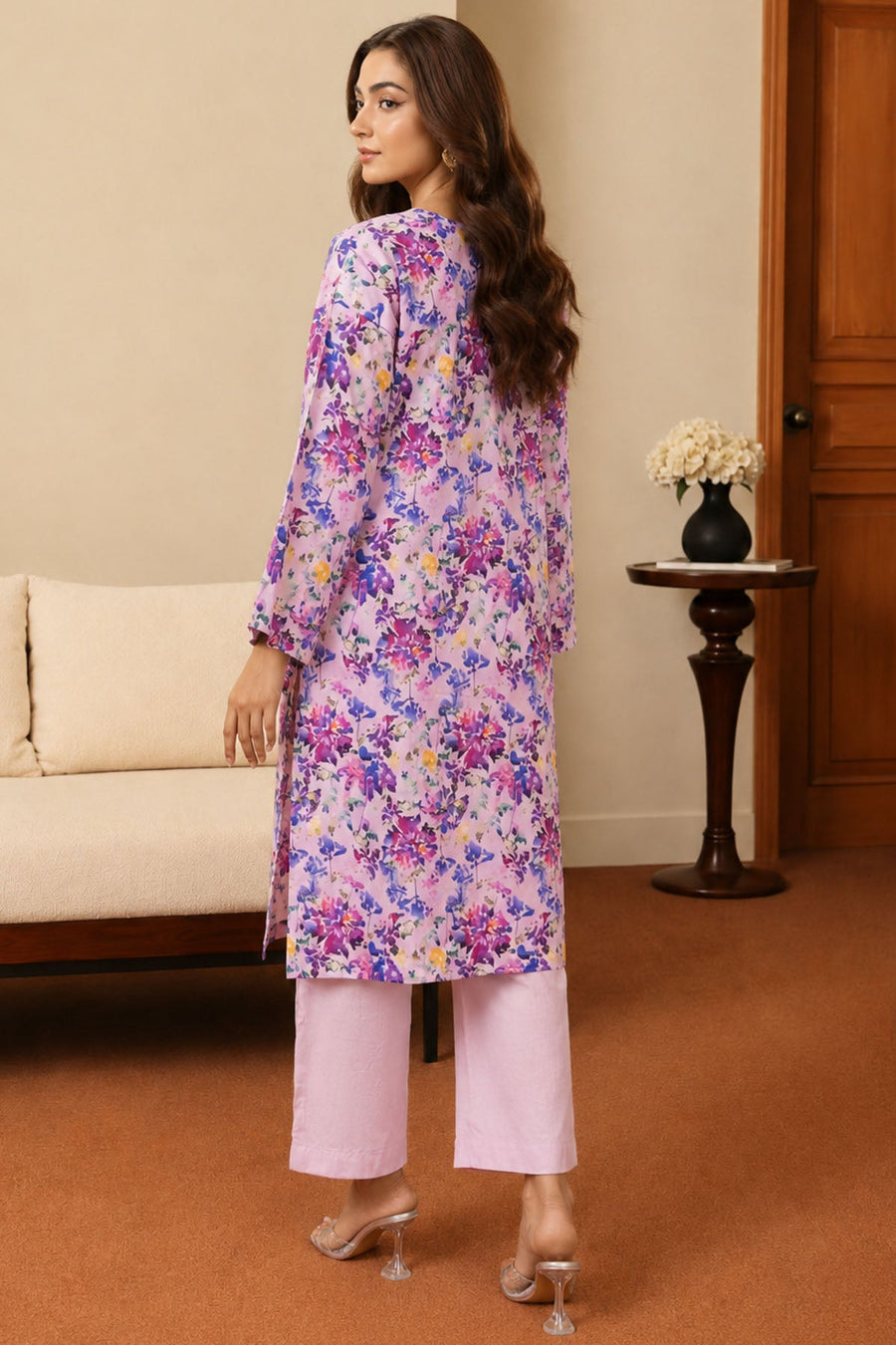 Katya Digital Printed Lawn 2-Piece Ready-to-Wear Suit