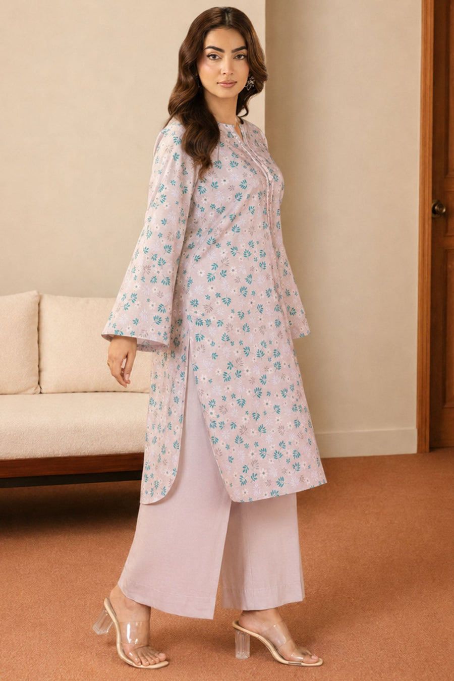 Yuri Digital Printed Lawn 2-Piece Ready-to-Wear Suit