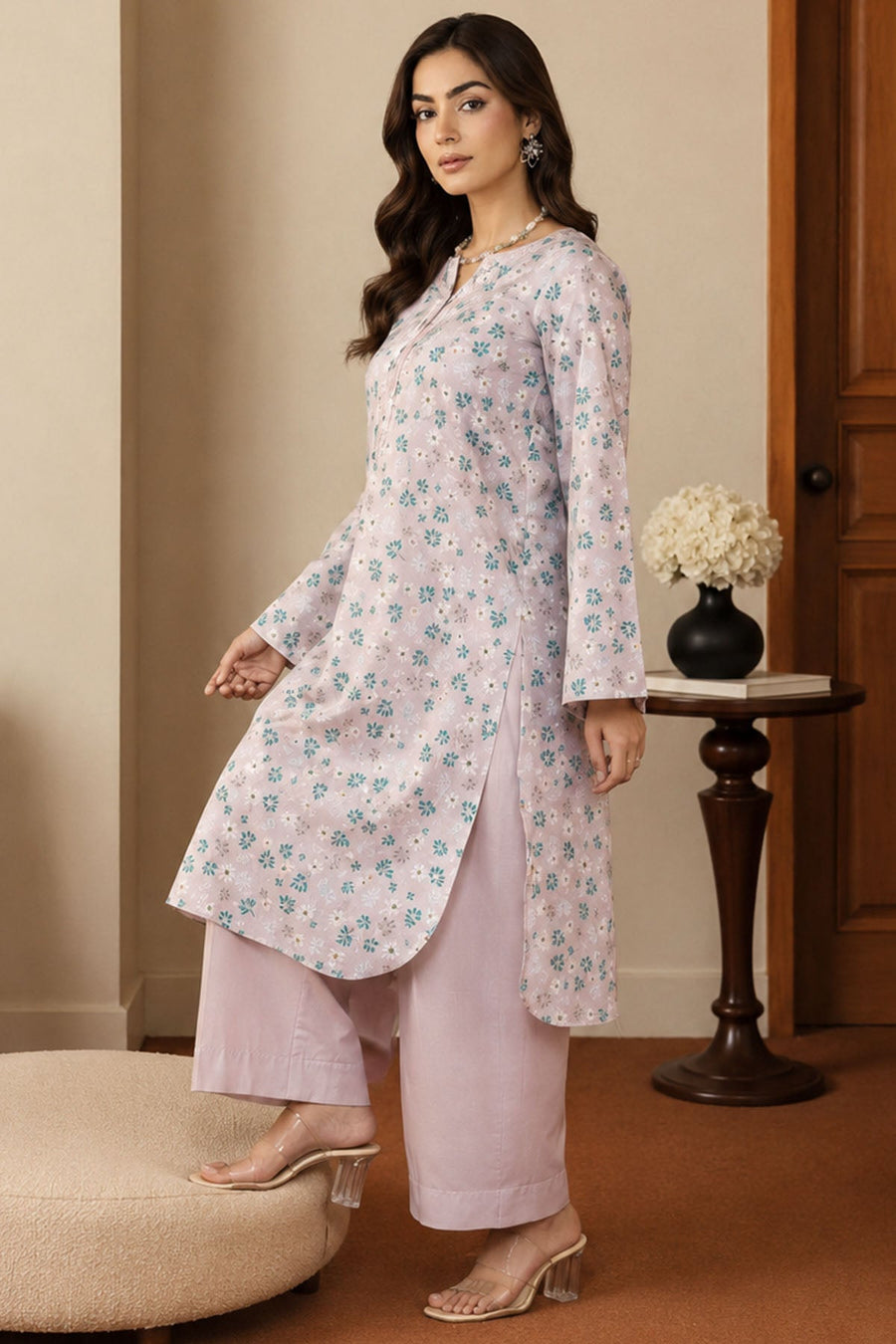 Yuri Digital Printed Lawn 2-Piece Ready-to-Wear Suit