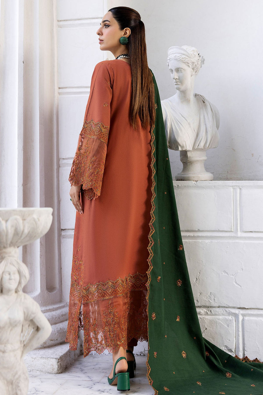 Perisa Embroidered Khaddar 3-Piece Winter Suit | 4997