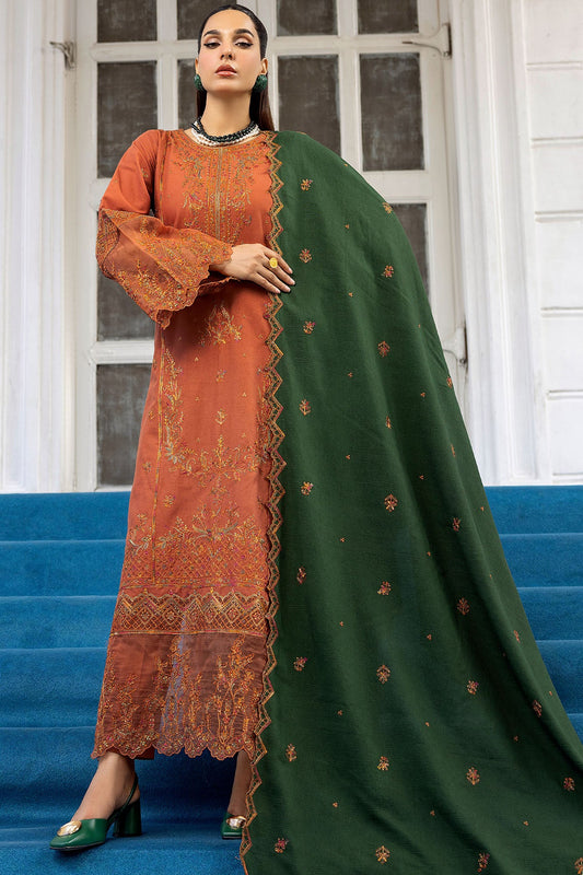 Perisa Embroidered Khaddar 3-Piece Winter Suit | 4997