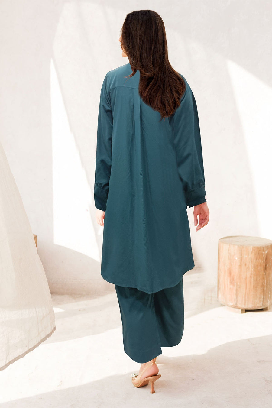 Aria Dyed Crepe 2-Piece Ready-to-Wear Suit