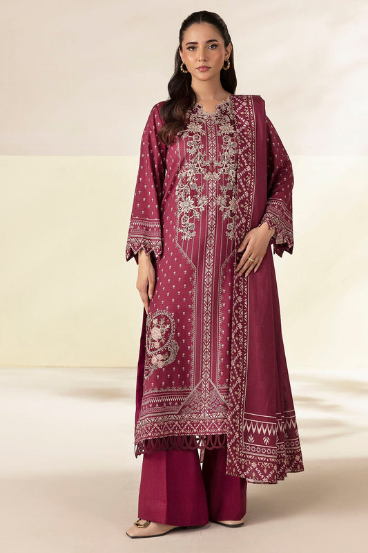 5699-AFIFA DIGITAL PRINTED LINEN STITCHED