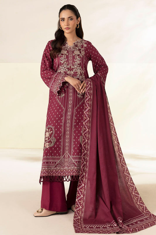 5699-AFIFA DIGITAL PRINTED LINEN STITCHED