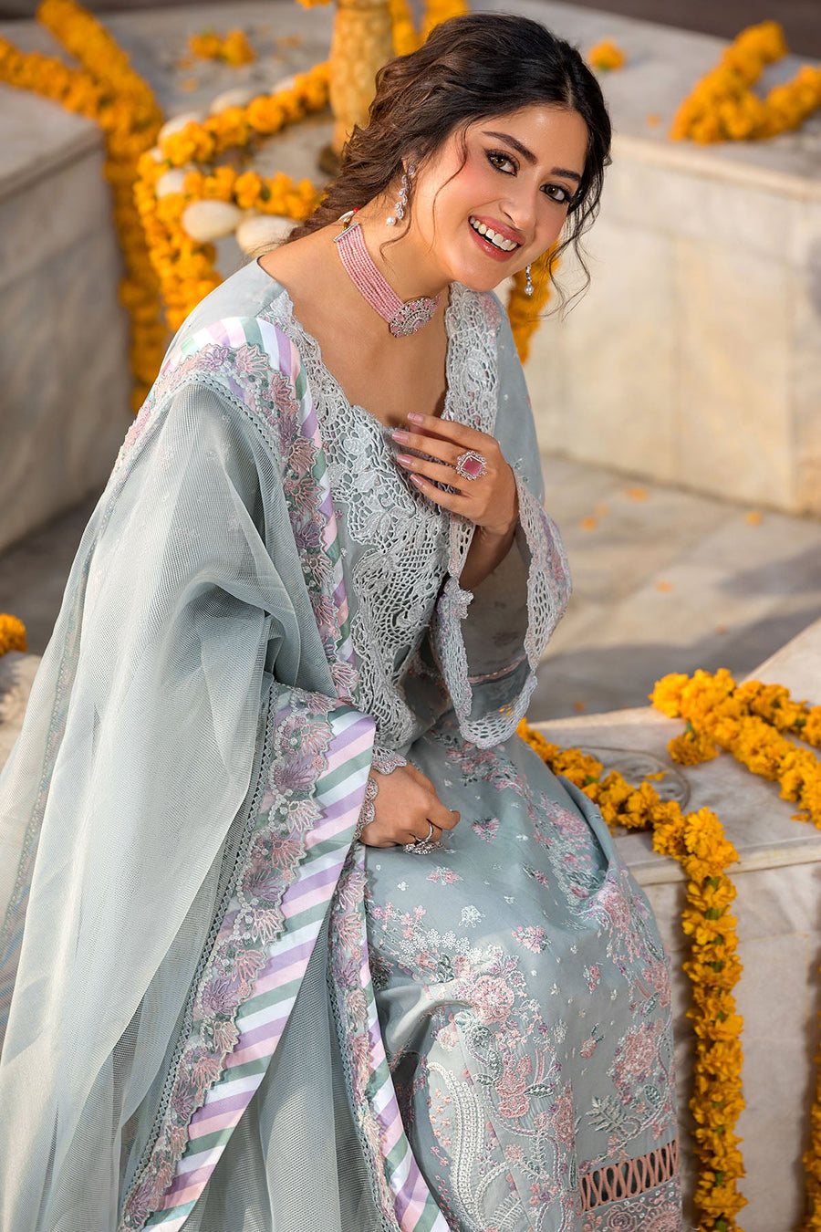 5921-DEW EMBROIDERED LAWN UNSTITCHED