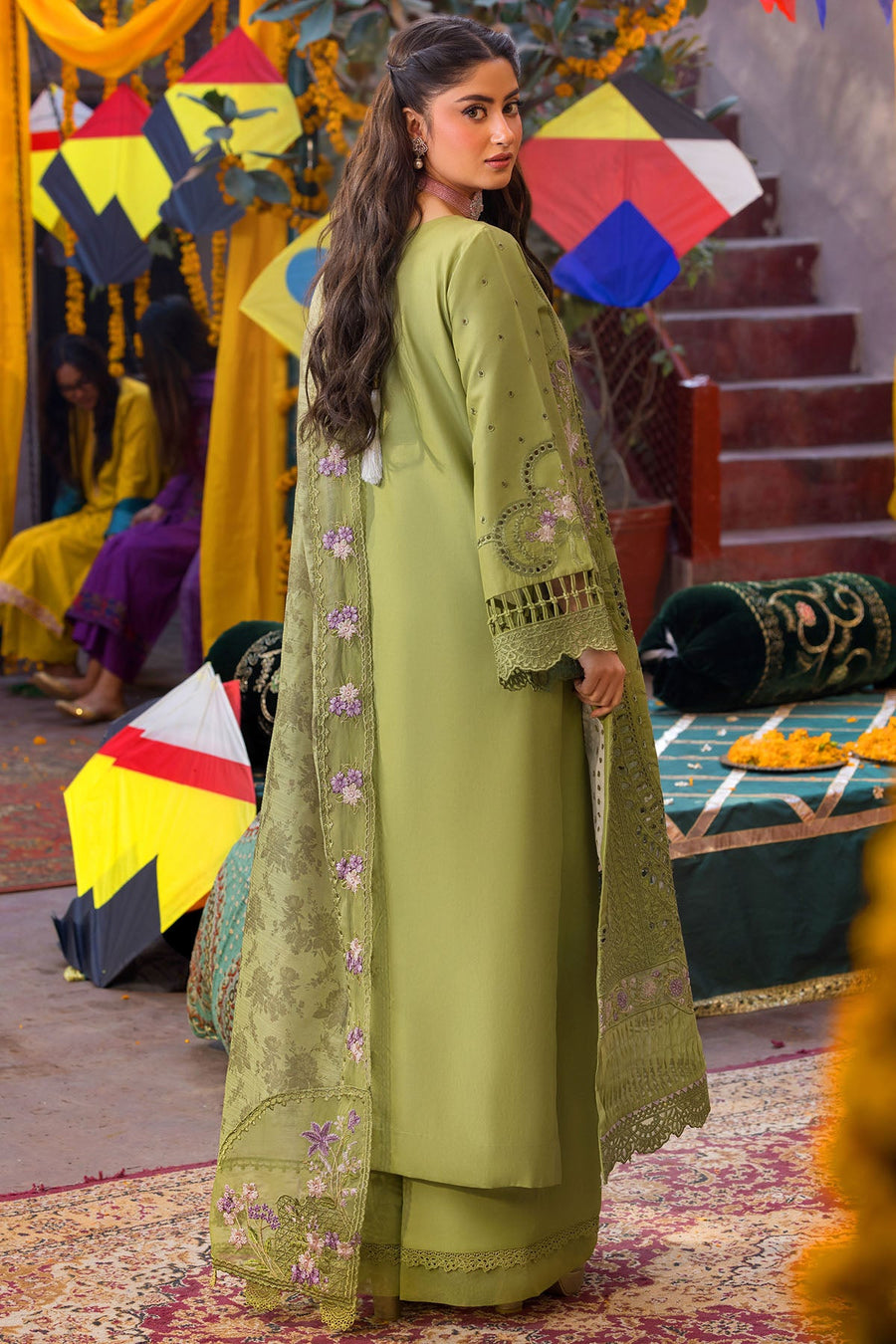 5932-NISA EMBROIDERED LAWN UNSTITCHED