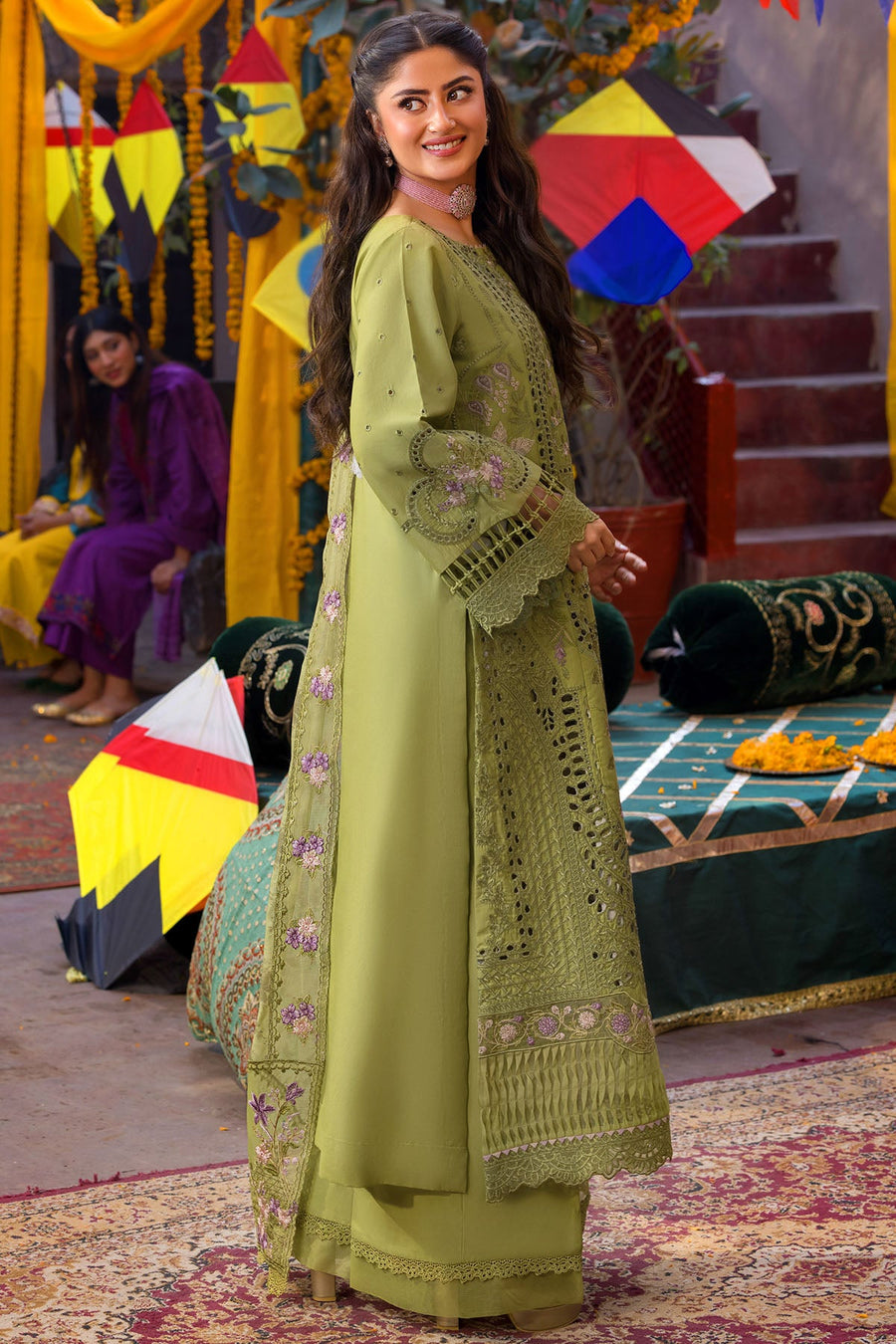 5932-NISA EMBROIDERED LAWN UNSTITCHED