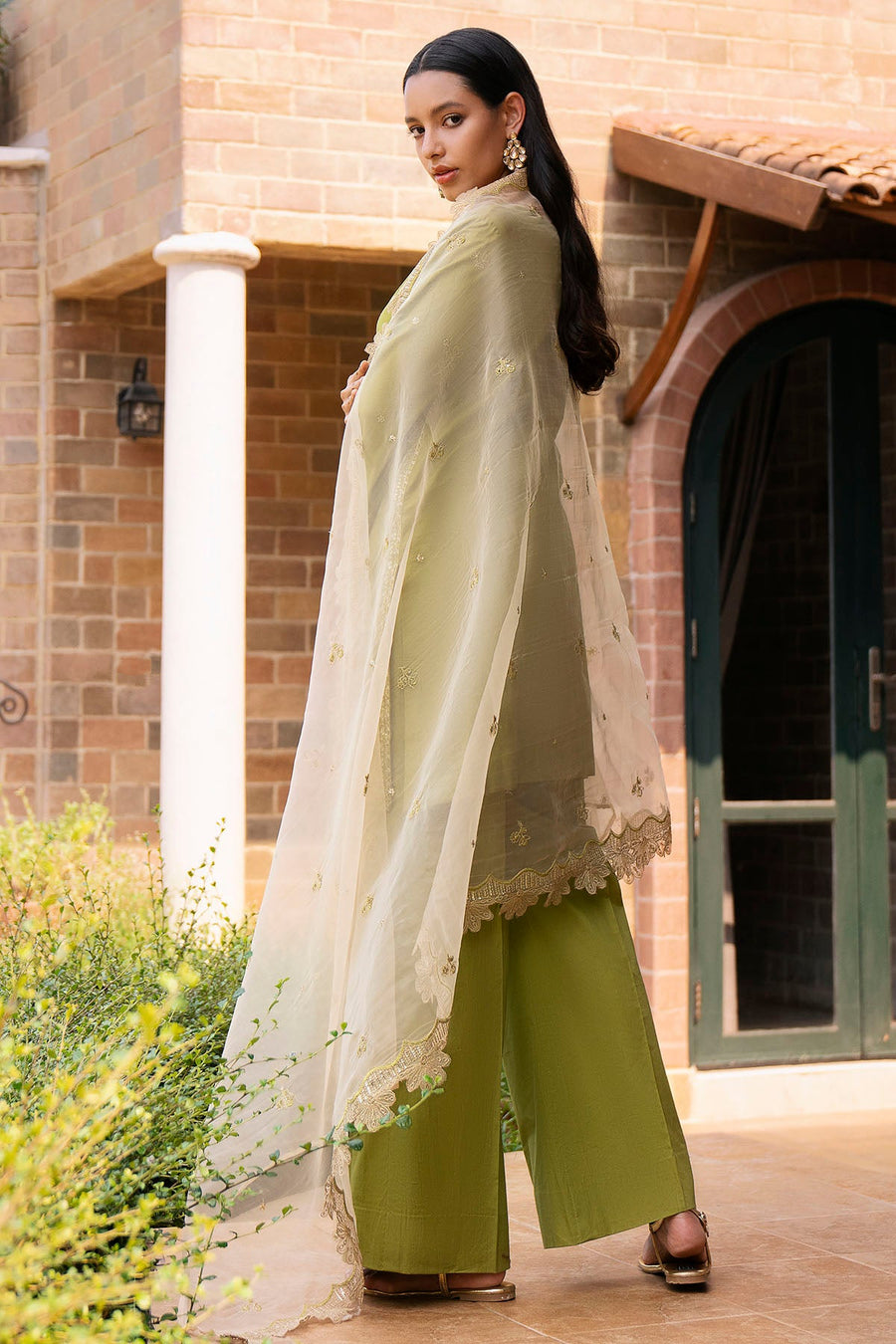 5992-CLEMENTINA EMBROIDERED LAWN STITCHED