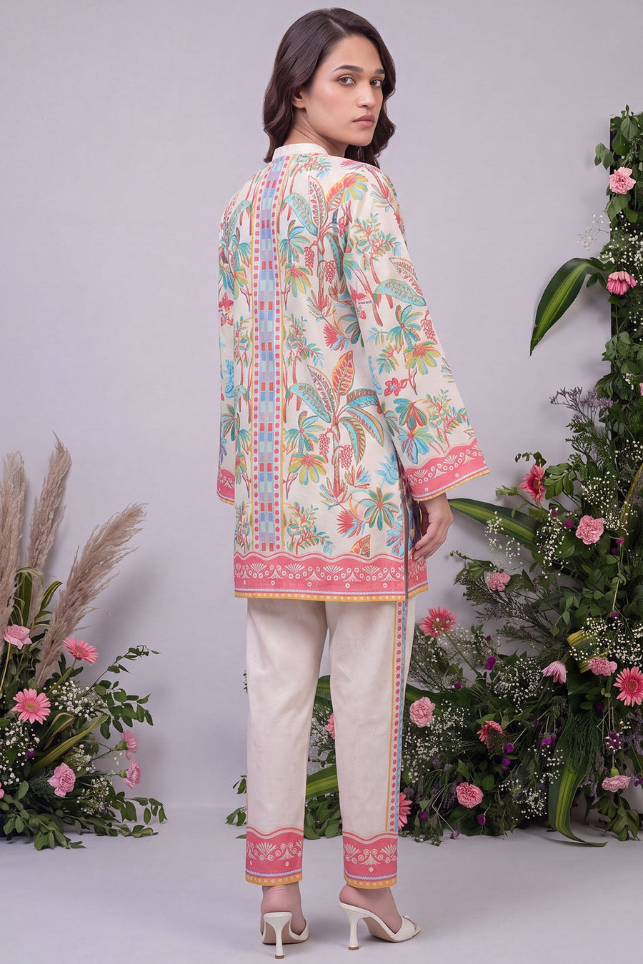 Nova Digital Printed Cambric 2-Piece Co-Ord Set