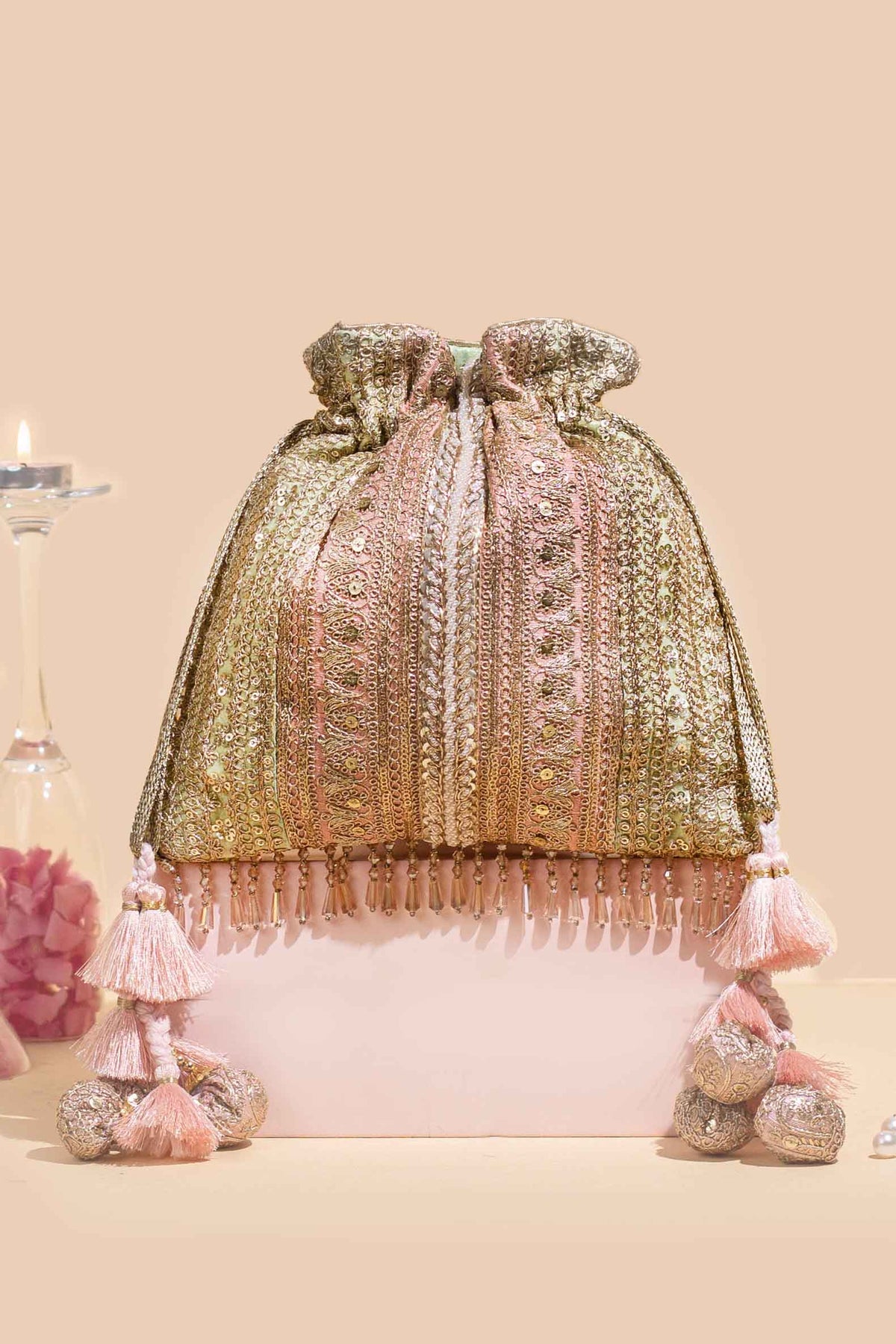 Naaz Embroidered Potli Bag