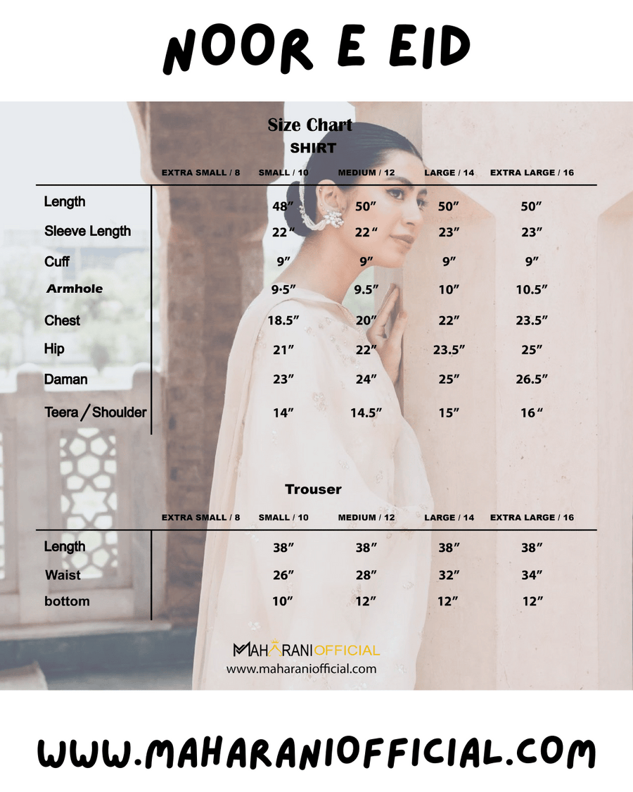 Noor-e-Eid – Festive 3 Piece Embroidered Suit for Women