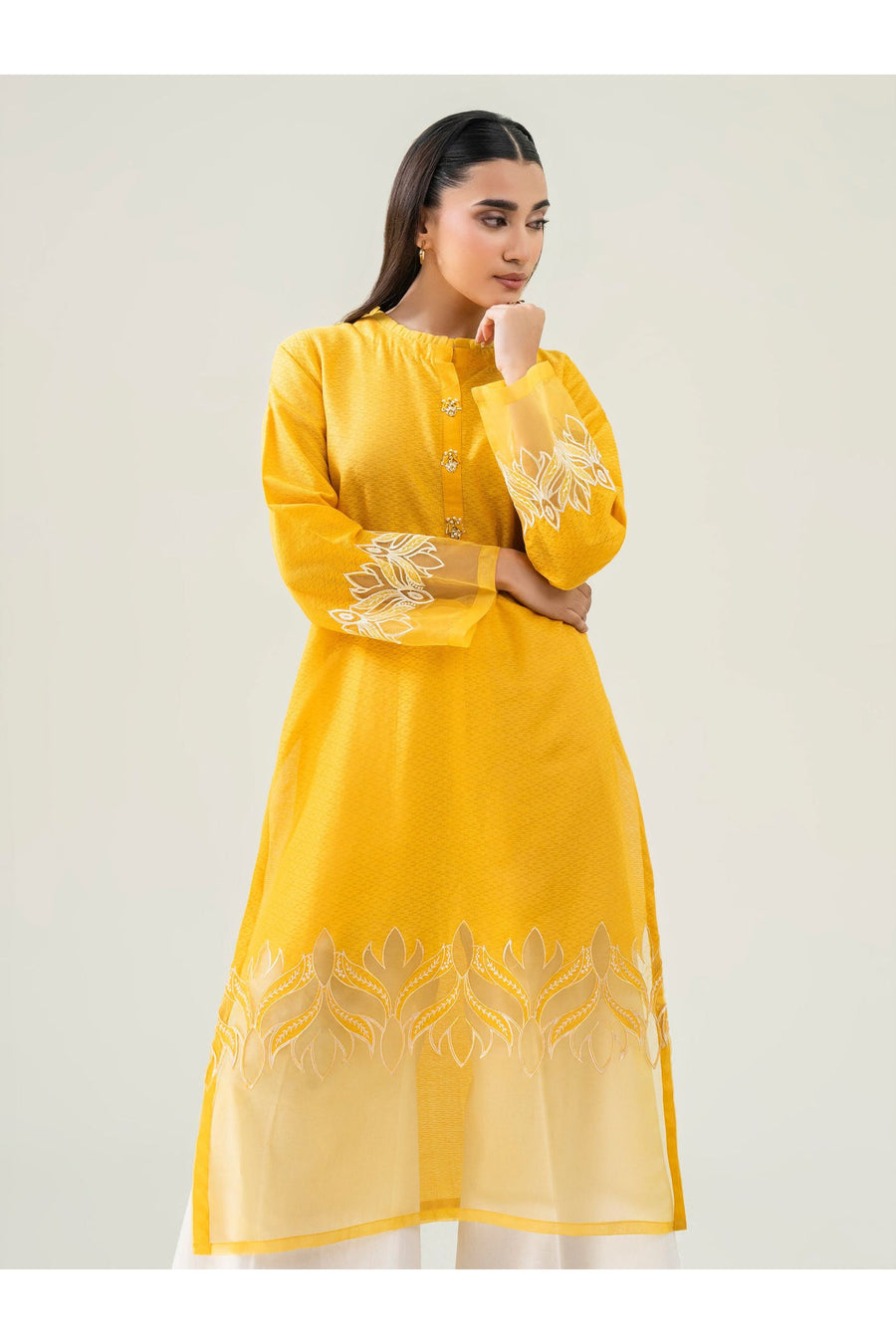 Embroidered Lawn Shirt for Casual Style