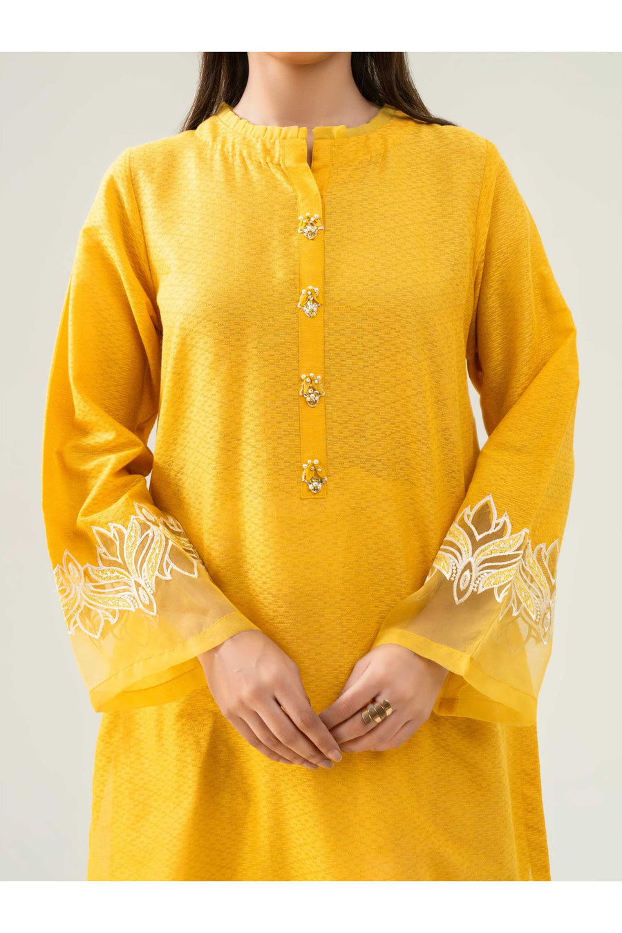 Embroidered Lawn Shirt for Casual Style