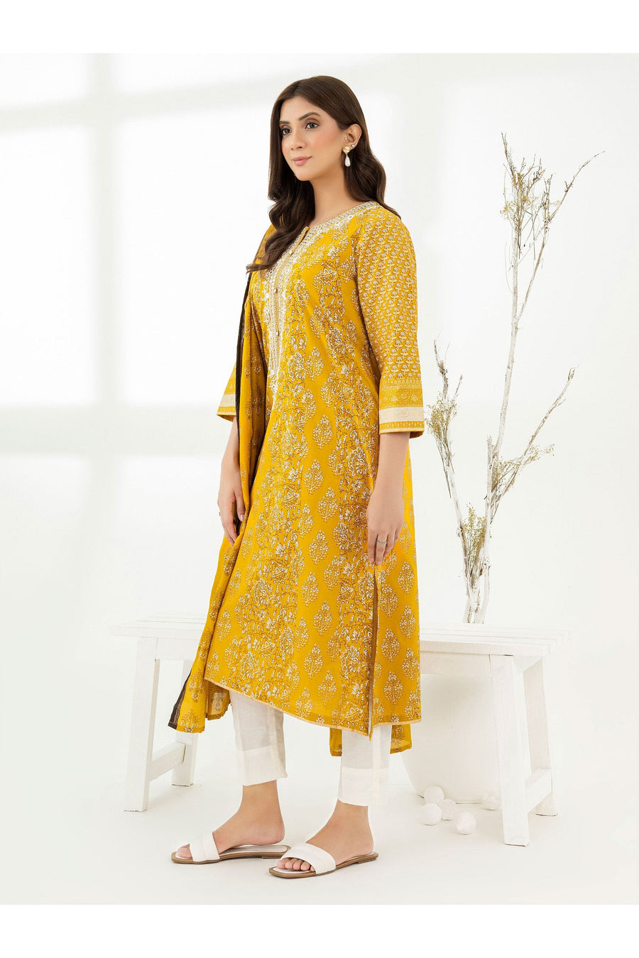 Embroidered Summer 2 Piece Lawn Suit Set
