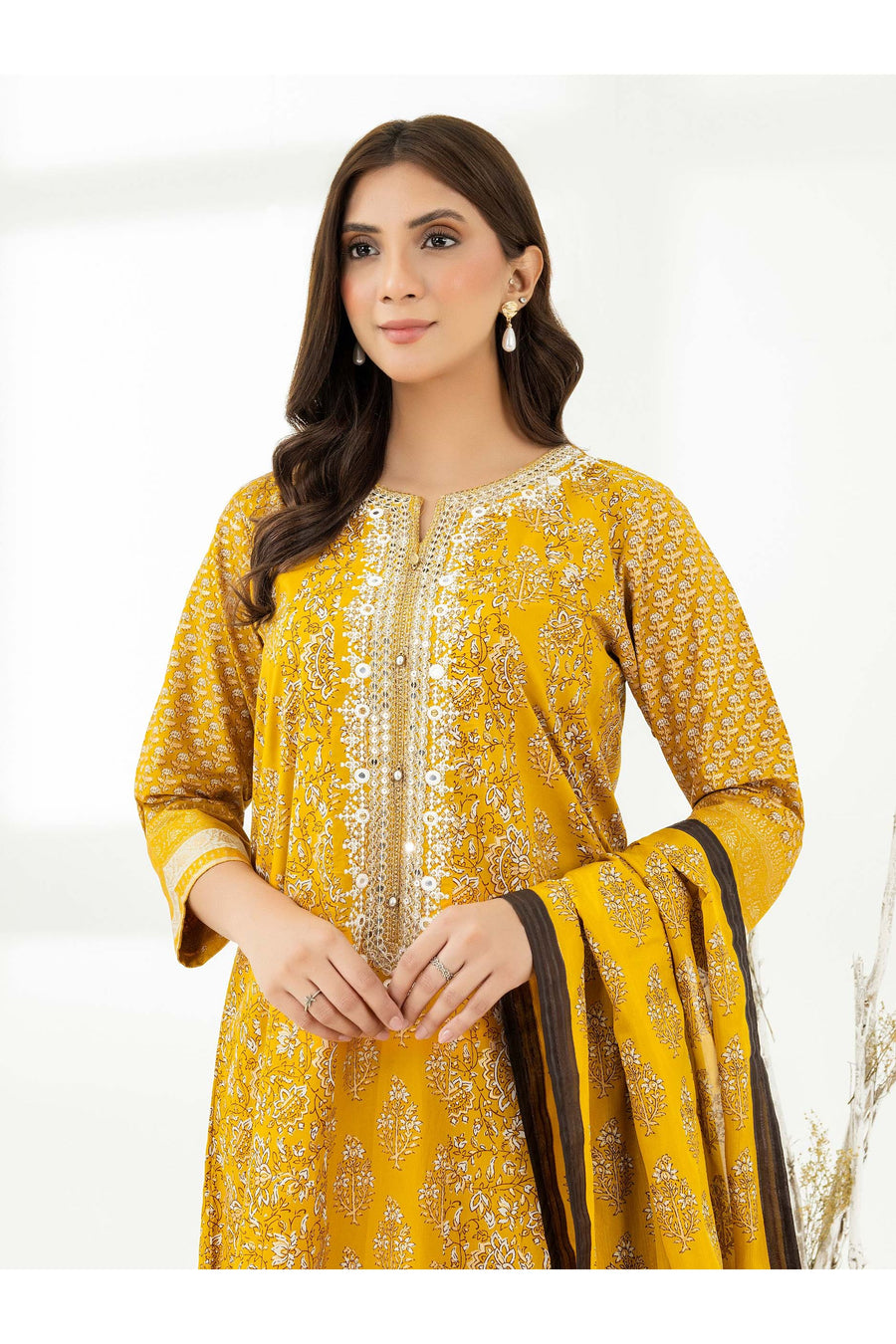Embroidered Summer 2 Piece Lawn Suit Set