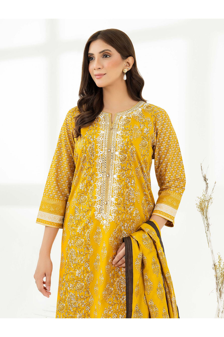 Embroidered Summer 2 Piece Lawn Suit Set