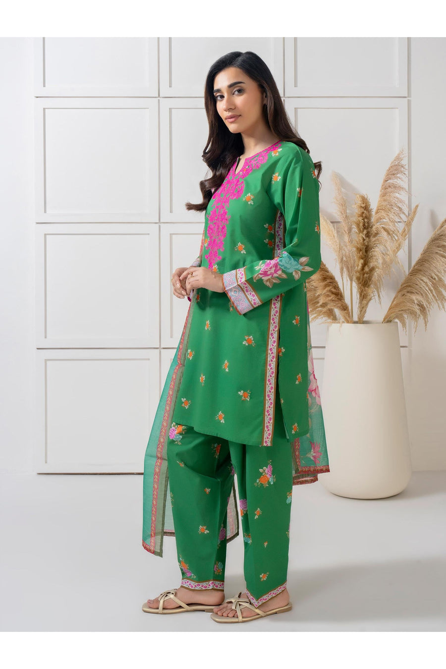 Embroidered 3 Piece Lawn Suit for Everyday Wear