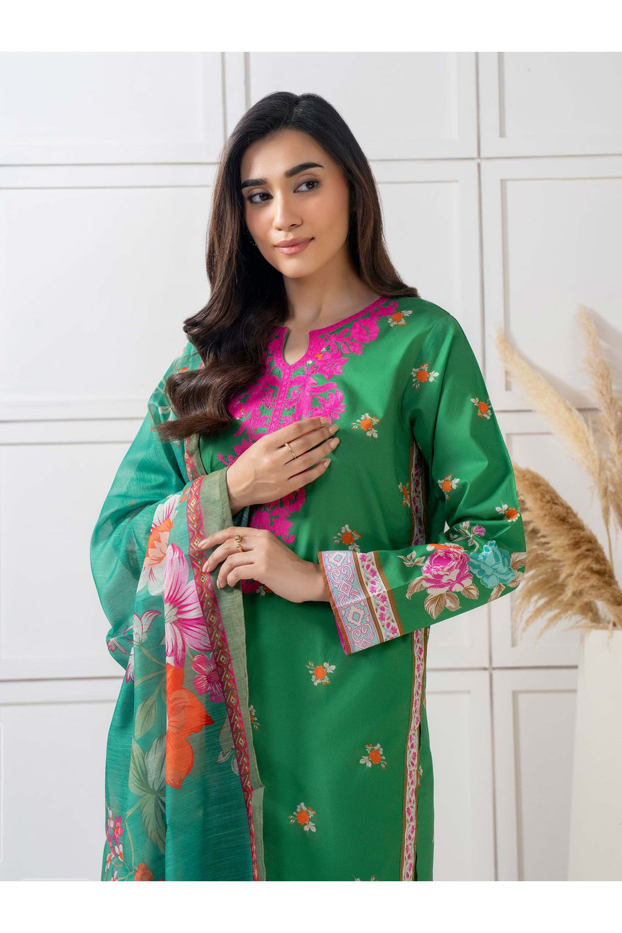 Embroidered 3 Piece Lawn Suit for Everyday Wear
