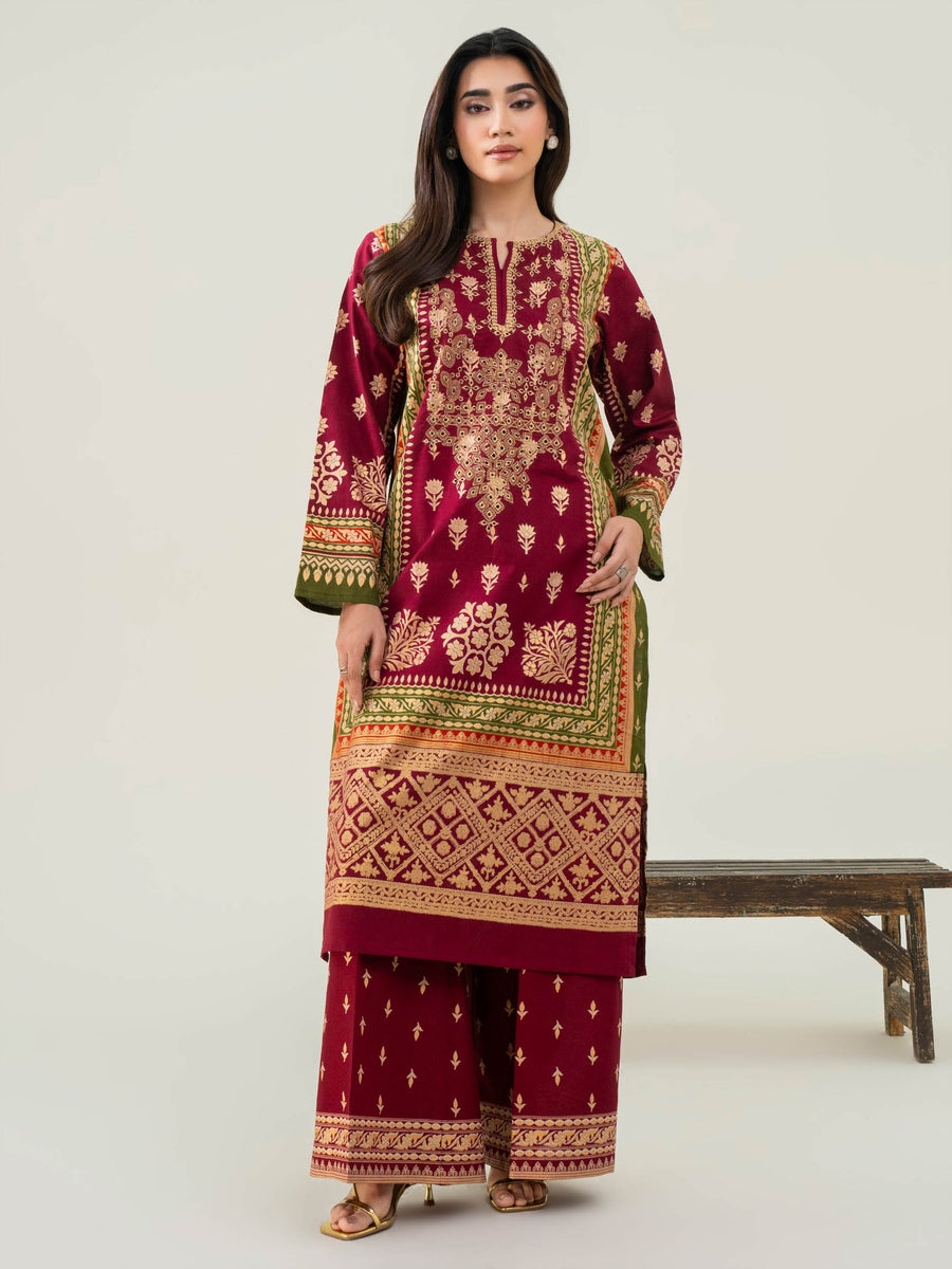 2 Piece Lawn Suit-Embroidered (Pret) - Pehnaawaa
